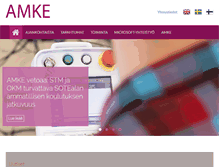 Tablet Screenshot of amke.fi